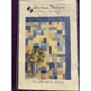 quilt pattern yellow brick road for fat quarters